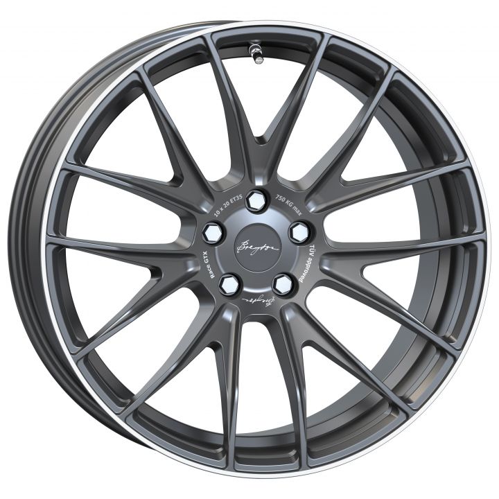 Breyton<br>Race GTX - Matt Gun Polished Lip (20x10)